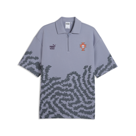 Polo PUMA King X PORTUGAL X SALEHE BEMBURY gris