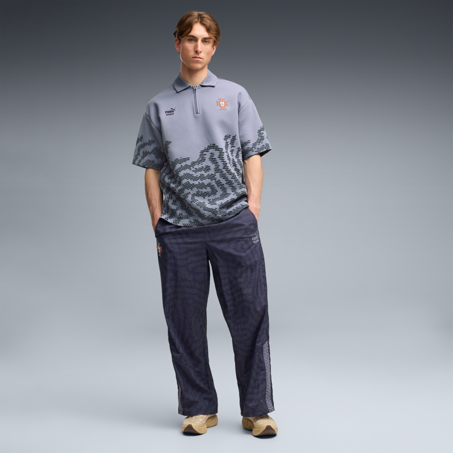 Polo PUMA King X PORTUGAL X SALEHE BEMBURY gris