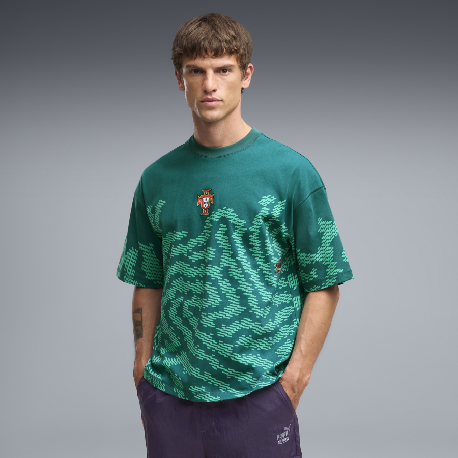T-shirt PUMA King X PORTUGAL X SALEHE BEMBURY vert