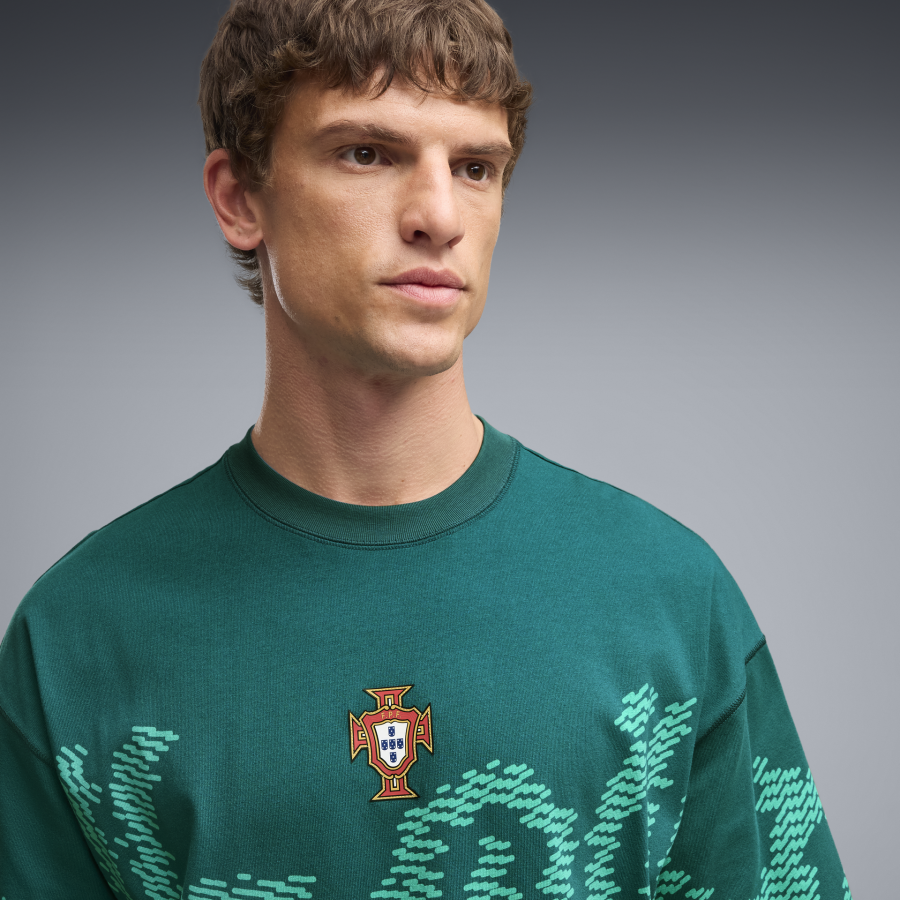 T-shirt PUMA King X PORTUGAL X SALEHE BEMBURY vert