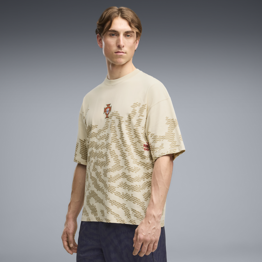 T-shirt PUMA King X PORTUGAL X SALEHE BEMBURY beige