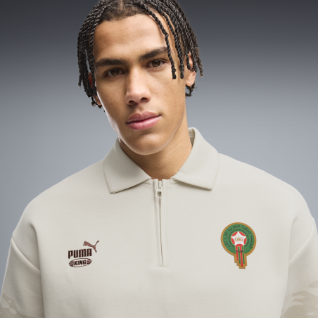 Polo PUMA King X MAROC X SALEHE BEMBURY beige
