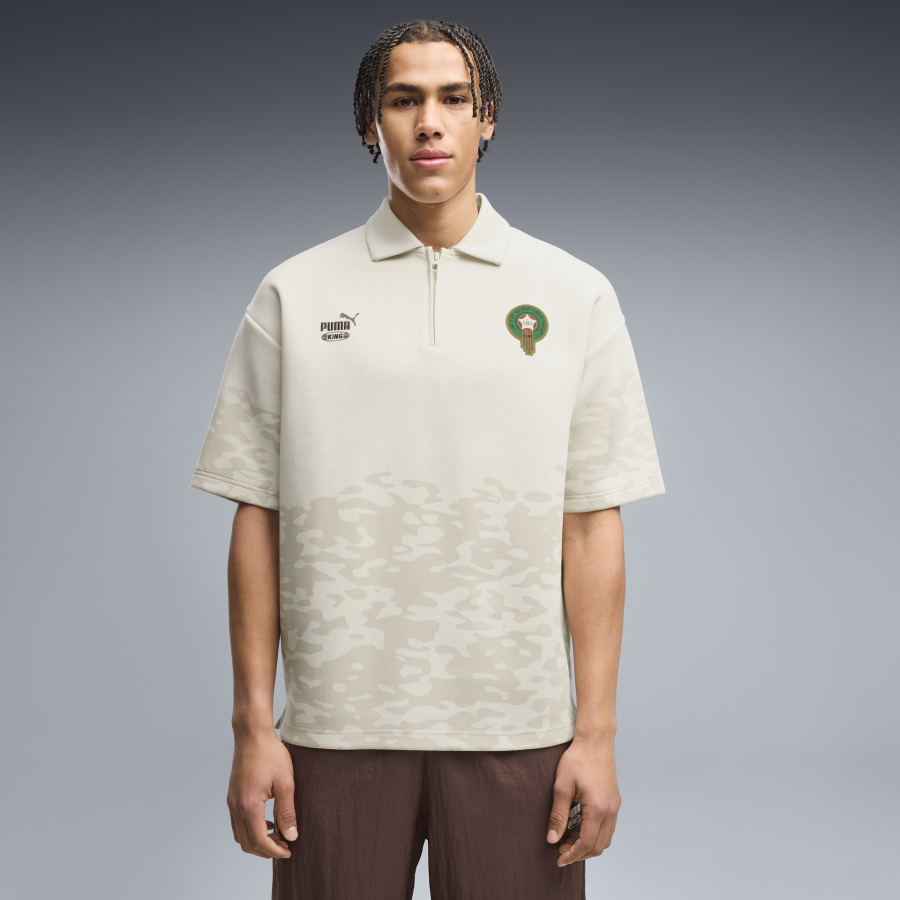 Polo PUMA King X MAROC X SALEHE BEMBURY beige