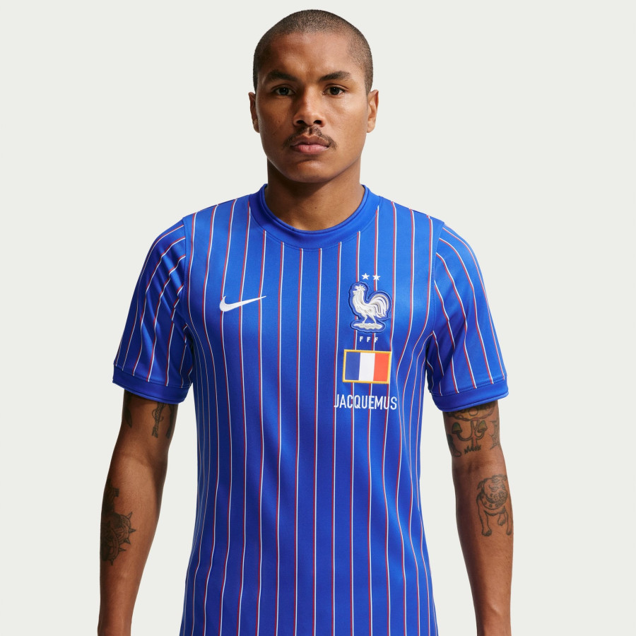 Maillot avant match Equipe de France x Jacquemus bleu