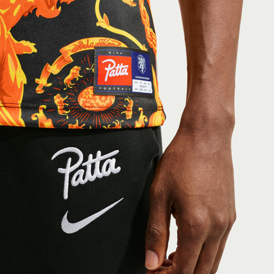 Maillot avant match Pays-Bas orange noir