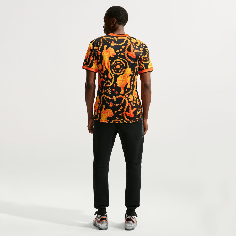Maillot avant match Pays-Bas orange noir