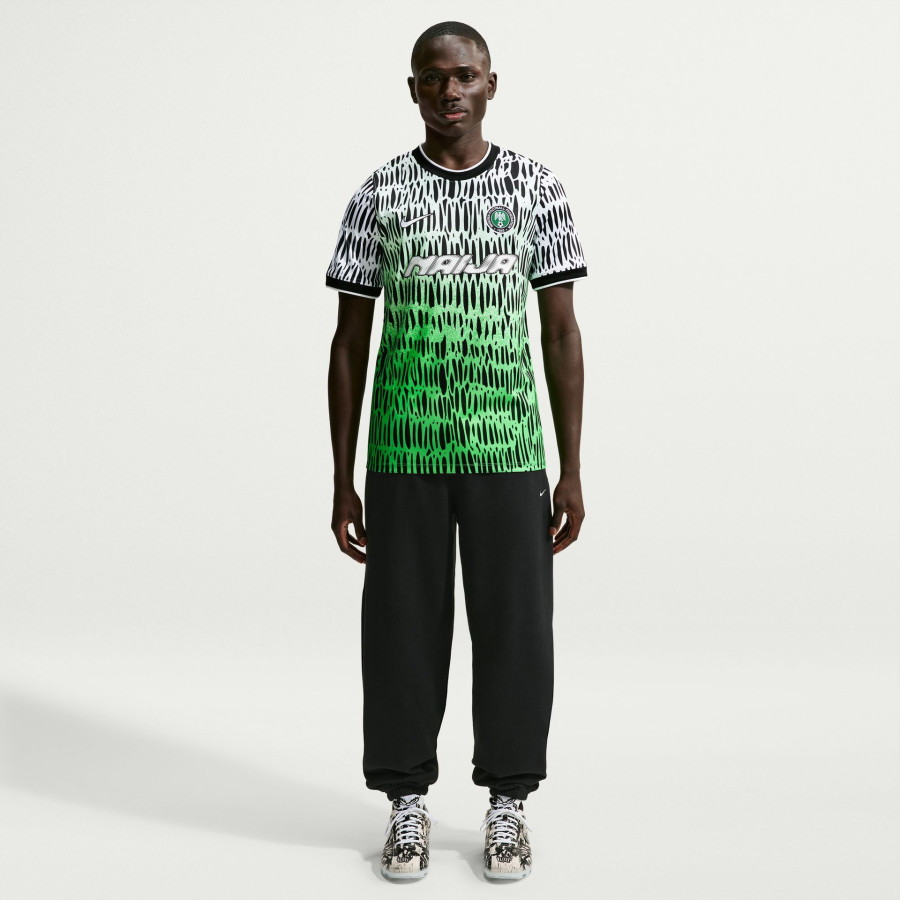 Maillot avant match Nigéria x Slawn blanc vert