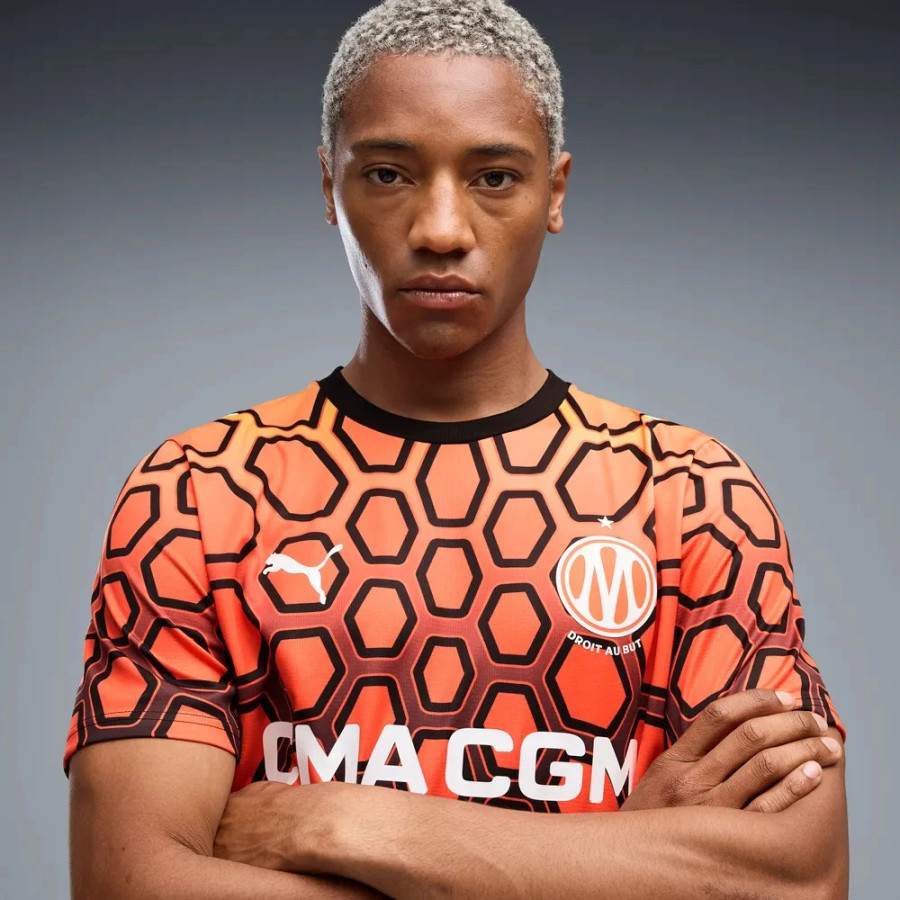 Maillot gardien OM orange 2026/27