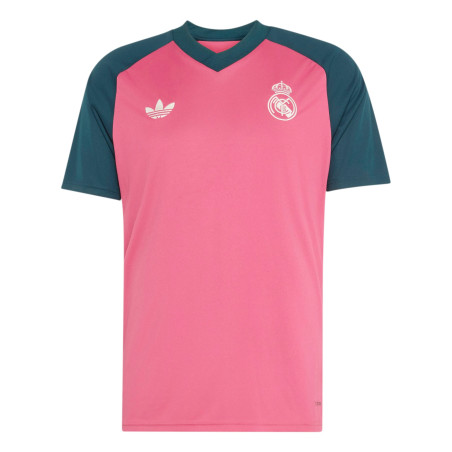 Maillot avant match Real Madrid rose vert