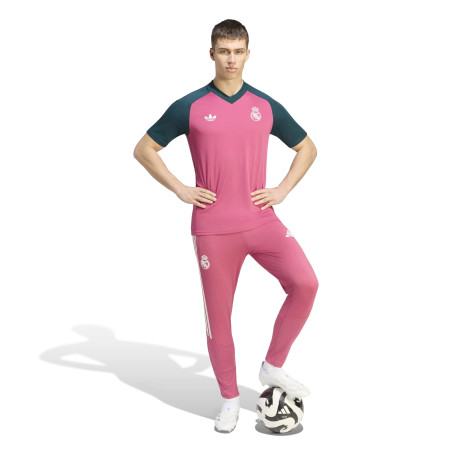 Maillot avant match Real Madrid rose vert