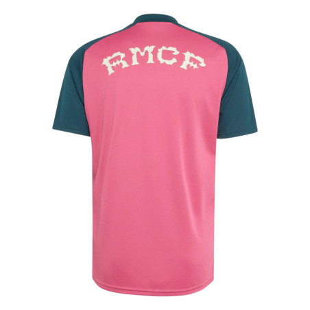 Maillot avant match Real Madrid rose vert