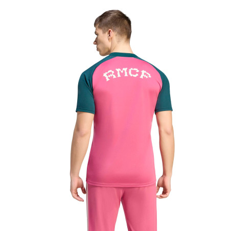 Maillot avant match Real Madrid rose vert