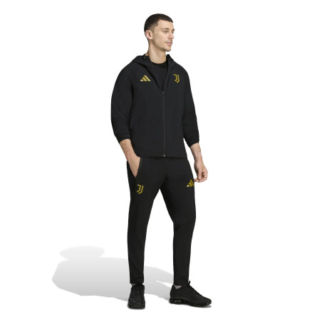 Veste survêtement Juventus Travel noir or