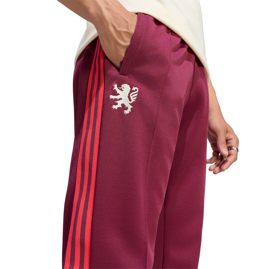 Pantalon survêtement OL Travel rouge