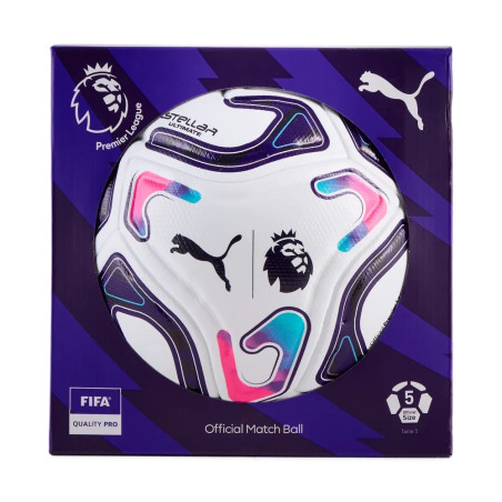 Ballon Puma Premier League Officiel Stellar Nitro blanc