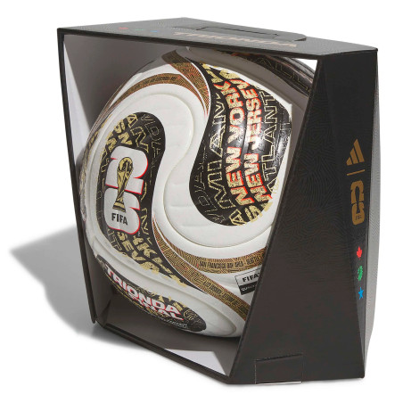Ballon Officiel adidas finale Coupe du Monde 2026 blanc or