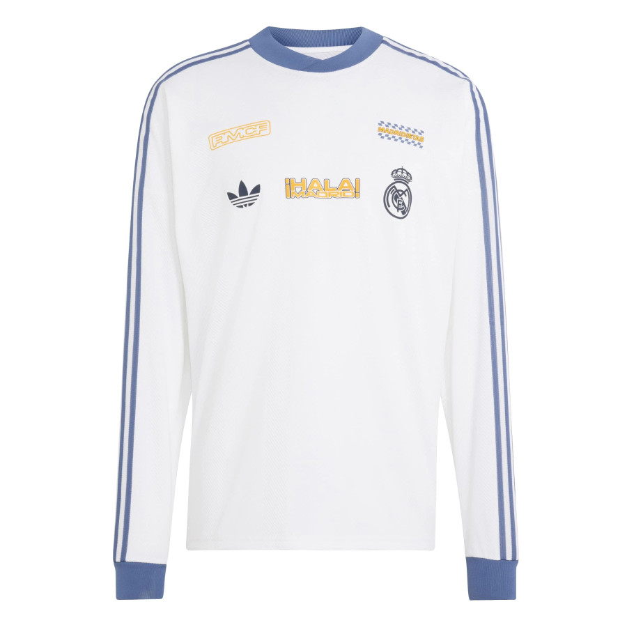 Maillot manches longues Real Madrid Lifestyle blanc