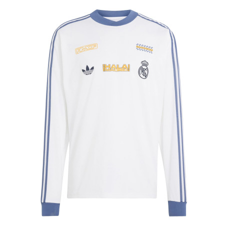 Maillot manches longues Real Madrid Lifestyle blanc