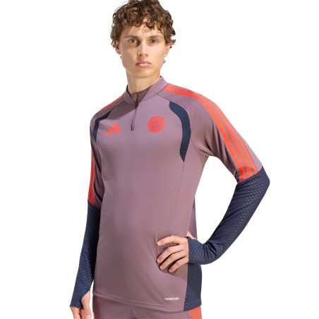 Sweat zippé Bayern Munich rouge
