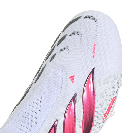 adidas Predator Elite LaceLess AG blanc rose