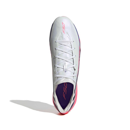 adidas F50 Hyperfast Pro FG blanc rose