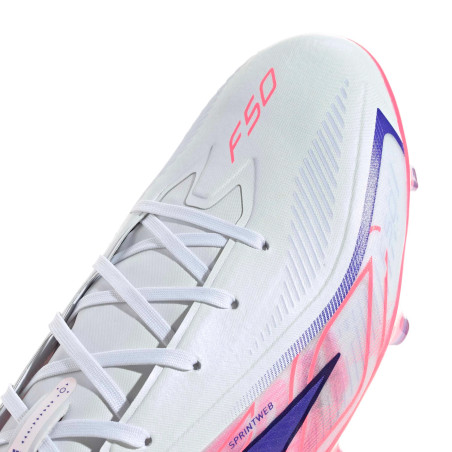 adidas F50 Hyperfast Pro FG blanc rose