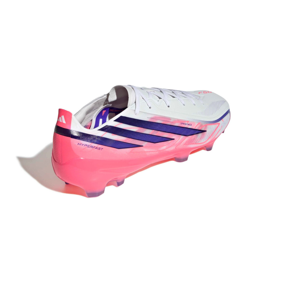 adidas F50 Hyperfast Pro FG blanc rose