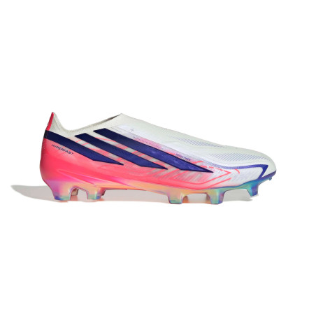 adidas F50 Hyperfast LaceLess Elite FG blanc rose