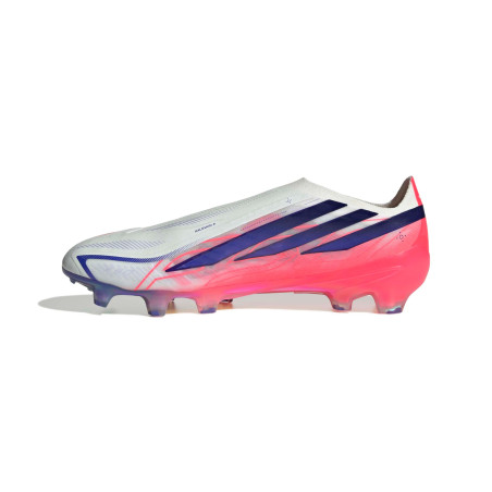 adidas F50 Hyperfast LaceLess Elite FG blanc rose
