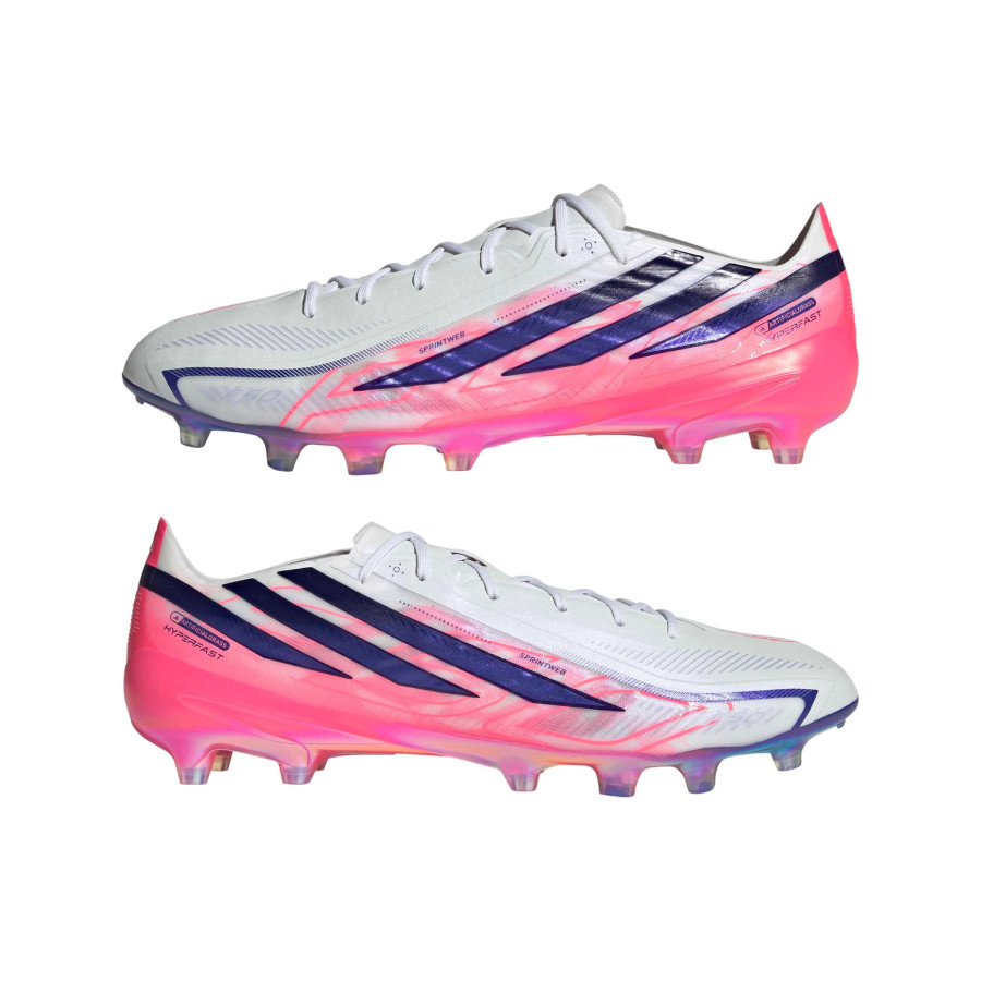 adidas F50 Hyperfast Elite AG blanc rose