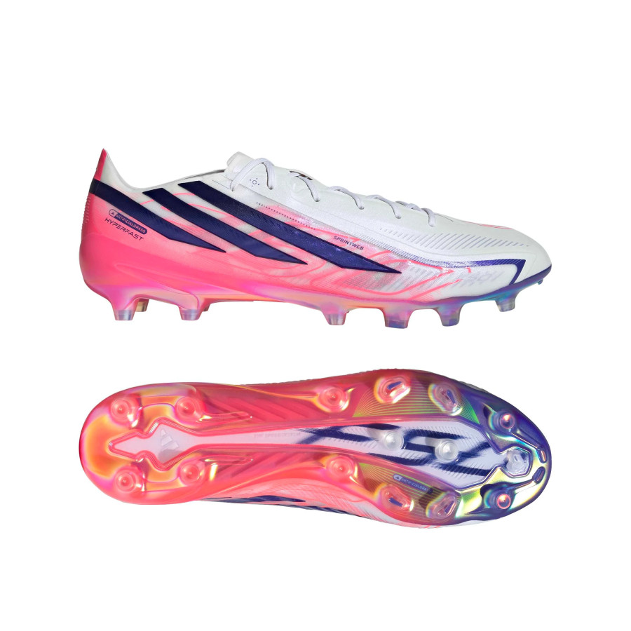adidas F50 Hyperfast Elite AG blanc rose