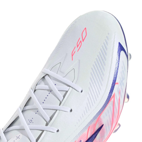adidas F50 Hyperfast Elite AG blanc rose