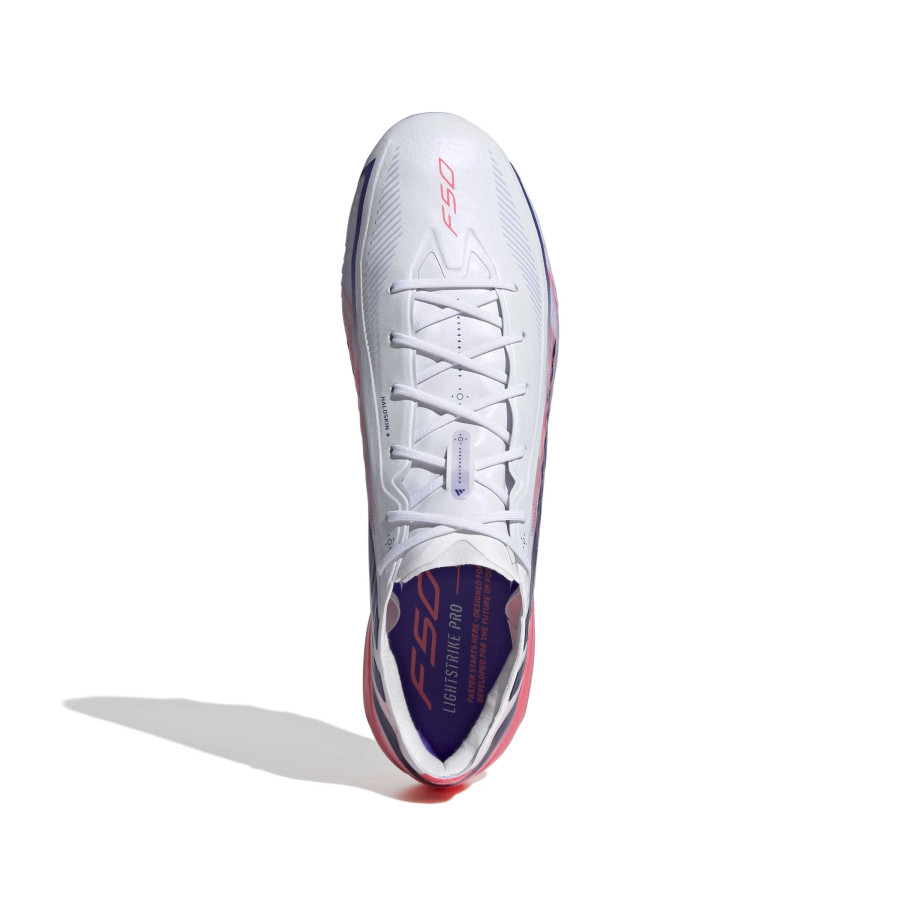 adidas F50 Hyperfast Elite AG blanc rose