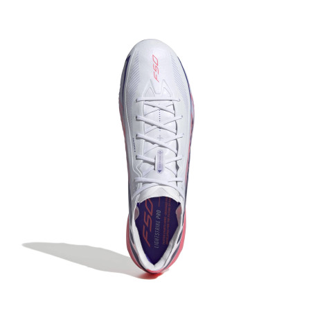 adidas F50 Hyperfast Elite AG blanc rose