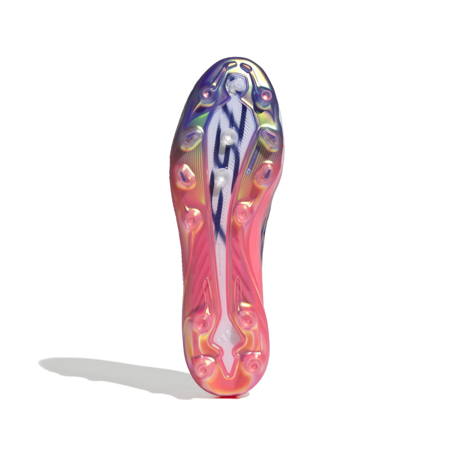 adidas F50 Hyperfast LaceLess Elite AG blanc rose