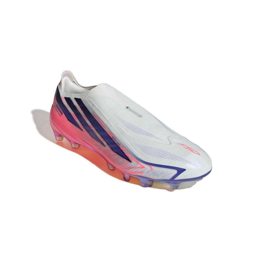 adidas F50 Hyperfast LaceLess Elite AG blanc rose