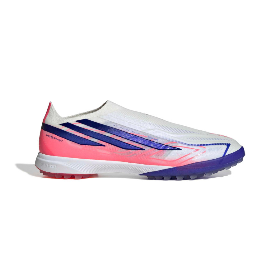 adidas F50 Hyperfast LaceLess Pro Turf blanc rose