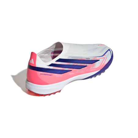adidas F50 Hyperfast LaceLess Pro Turf blanc rose