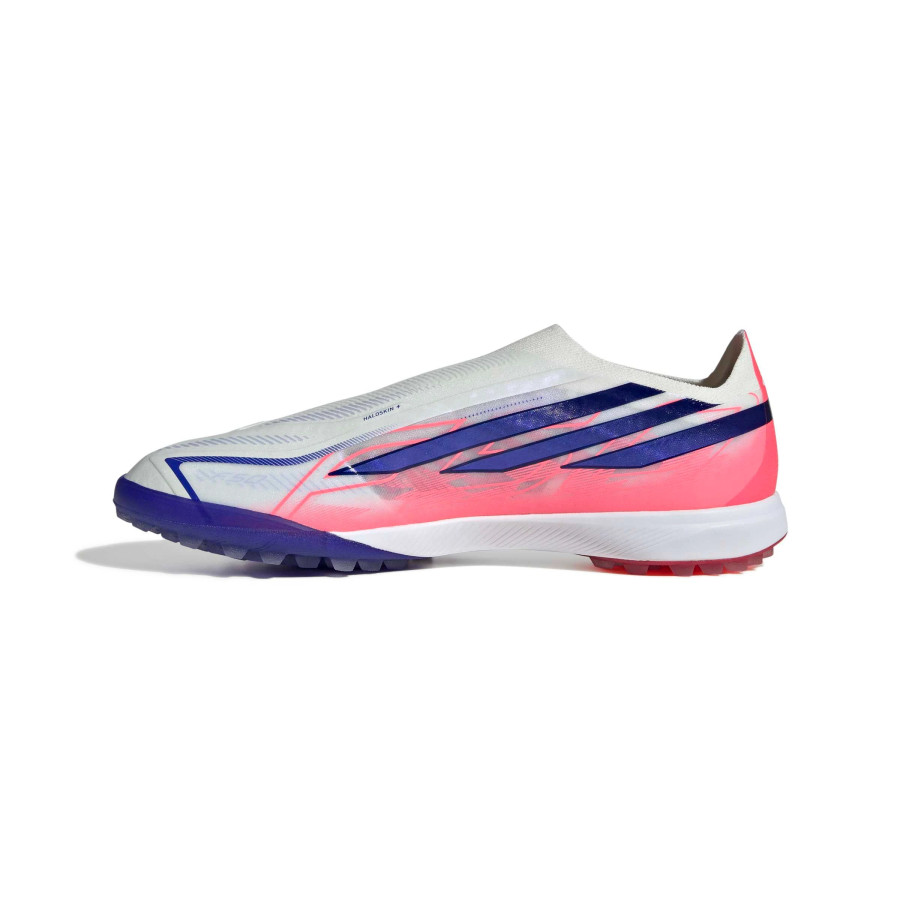 adidas F50 Hyperfast LaceLess Pro Turf blanc rose