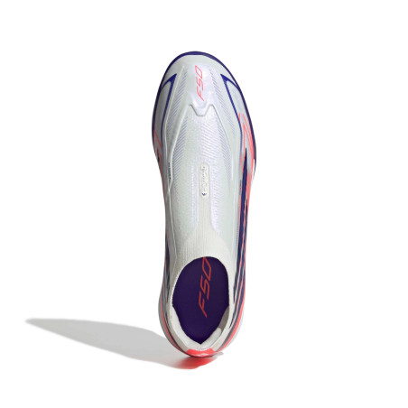 adidas F50 Hyperfast LaceLess Pro Turf blanc rose