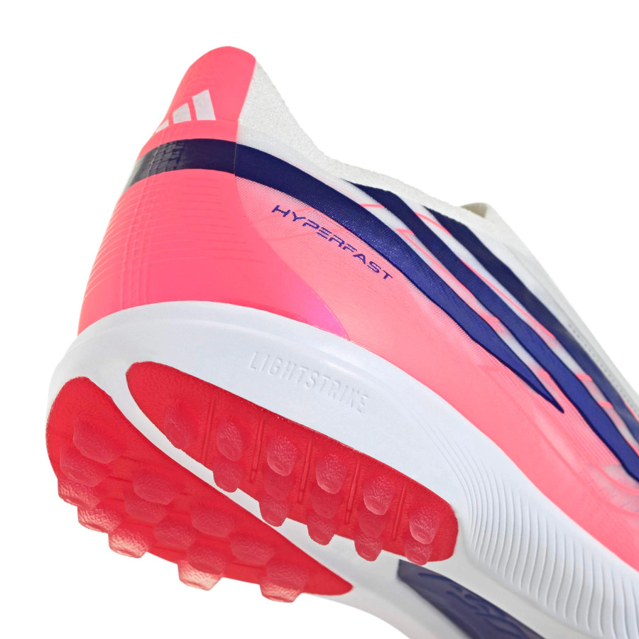 adidas F50 Hyperfast LaceLess Pro Turf blanc rose