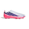 adidas F50 Hyperfast junior LaceLess Elite FG blanc rose