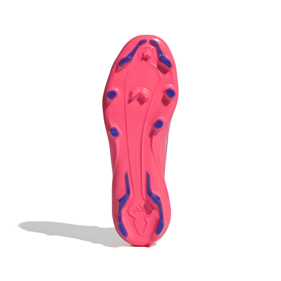 adidas F50 Hyperfast junior LaceLess League FG blanc rose