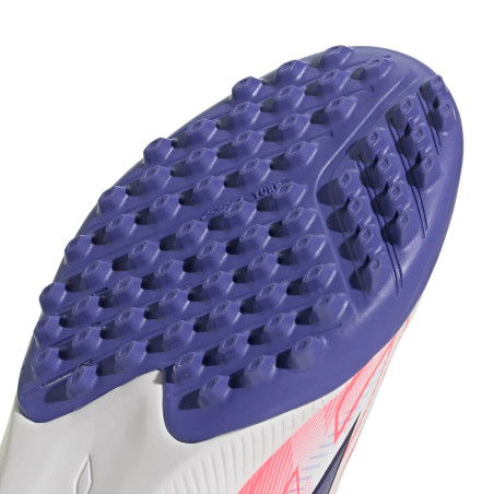 adidas F50 Hyperfast junior LaceLess League Turf blanc rose