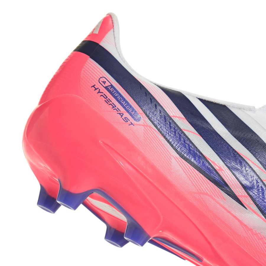adidas F50 Hyperfast LaceLess League AG blanc rose