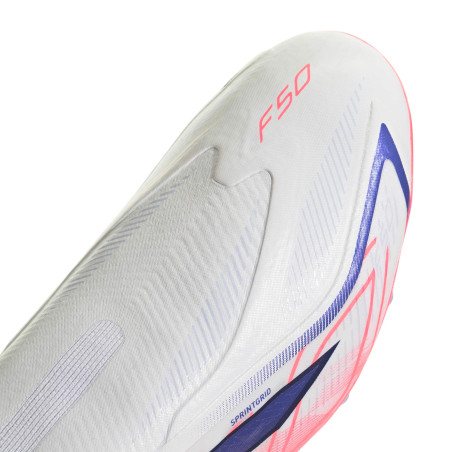 adidas F50 Hyperfast LaceLess League AG blanc rose