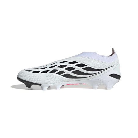 adidas Predator League LaceLess FG blanc rose