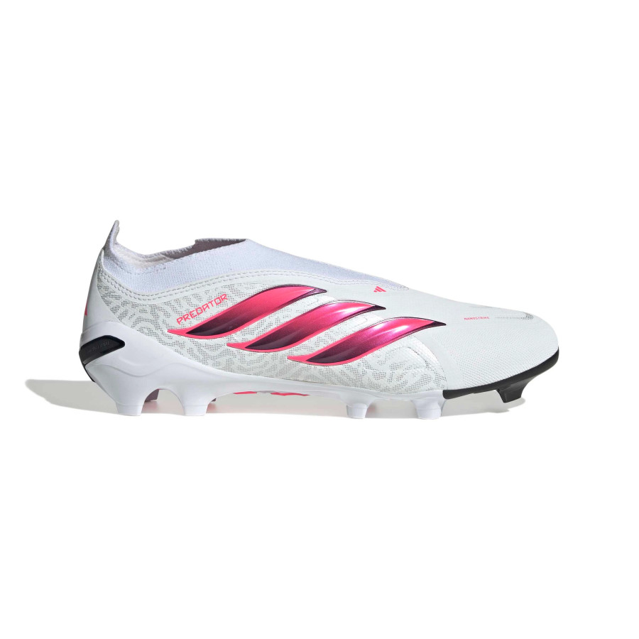 adidas Predator League LaceLess FG blanc rose