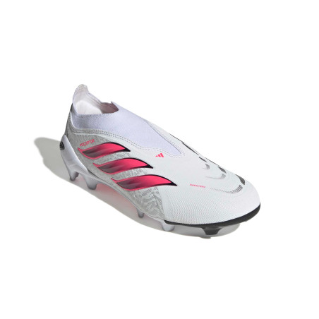 adidas Predator League LaceLess FG blanc rose