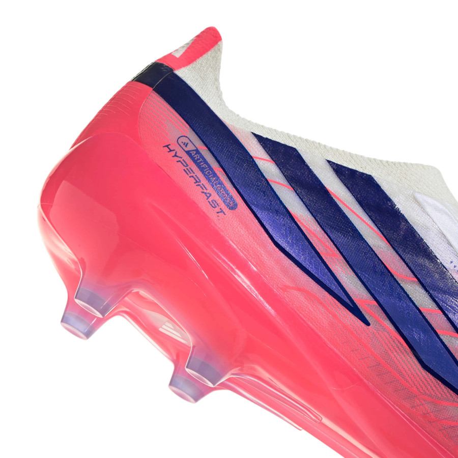 adidas F50 Hyperfast LaceLess Pro AG blanc rose